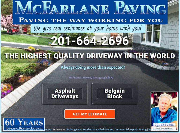 Average Cost To Pave Driveway In Nj